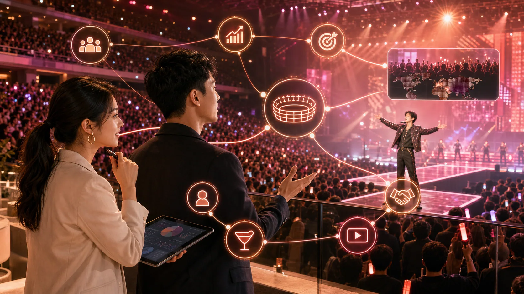 Evaluate a concert sponsorship before requesting a package