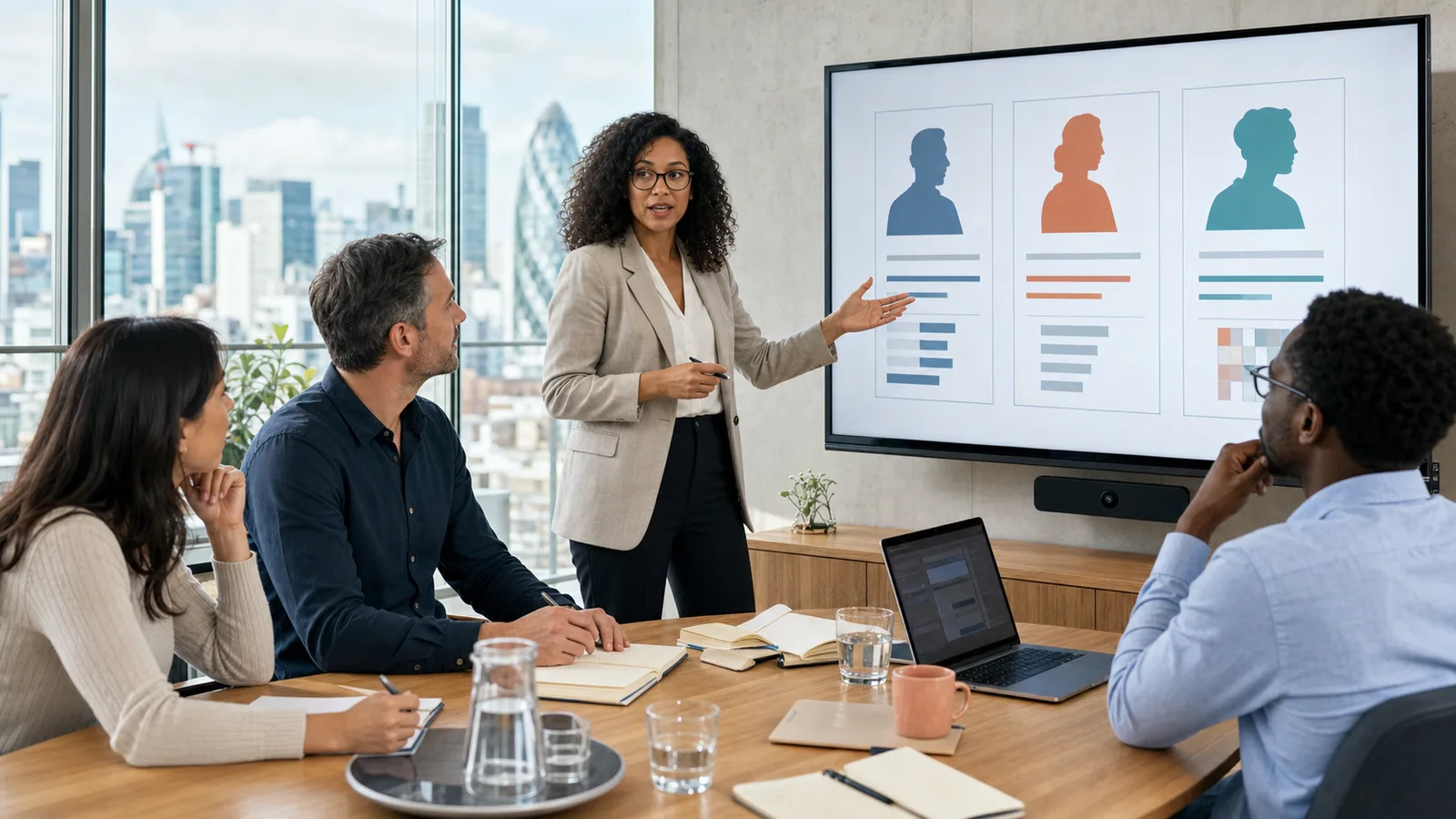Explain a FitMatrix recommendation to executives