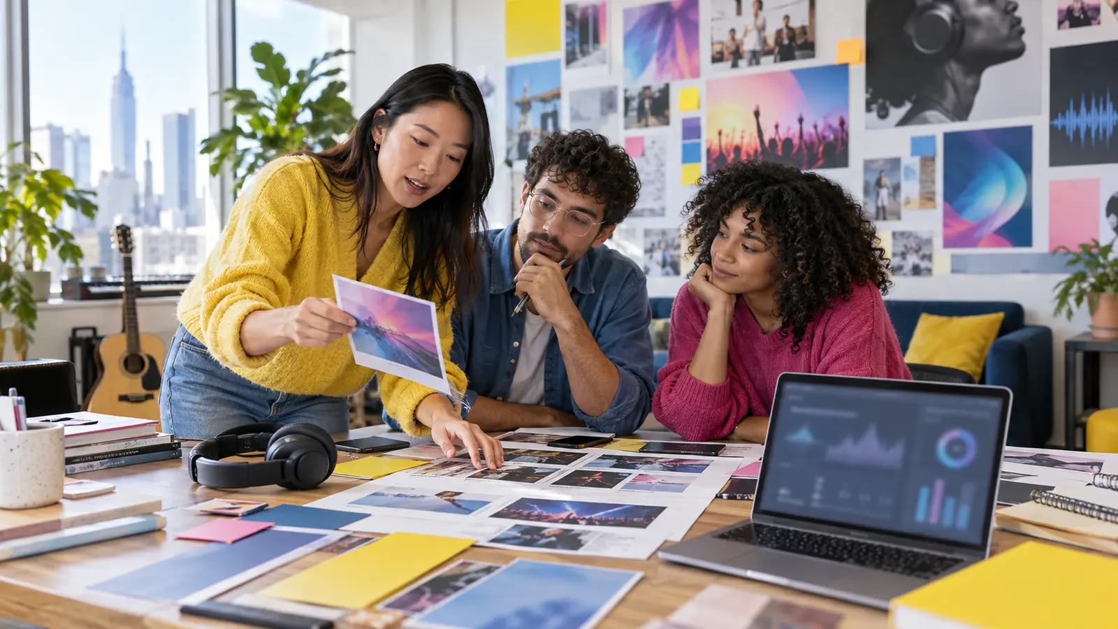 Review creative territory before artist outreach